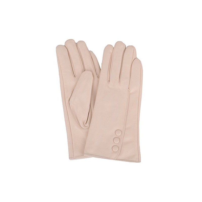 SNUGRUGS Womens Butter Soft Premium Leather Glove with Classic Triple