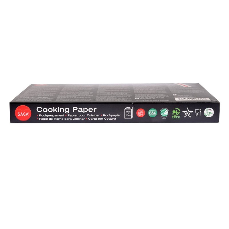 Saga GH038 Kochpergament 33 x 27 Cm Cooking Paper