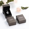 shajwo Rose Flower Heart Cremation Urn Necklace for Ashes Jewelry