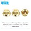 sourcing map Speed Control Knobs 6mm ID 2 Volume 2