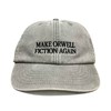 Vivian Flytrap Unisex Make Orwell Fiction Again Washed Embroidered Dad