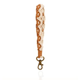 Wrist Lanyard for Keys Wristlet Lanyard for Women Car Keys Keychain Macrame Keychains Boho Keychain for Women Bracelet Handmade WristKeychain Keyring Holder Wristlet Straps Braided Key Lanyard