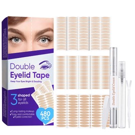 Double Eyelid Tape, 480PCS Eyelid Lifter Strips, Easy to Use