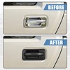X AUTOHAUX 4 Pcs Exterior Door Handle with Key Hole