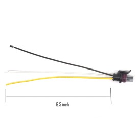 HiSport Oil Pressure Sensor 3-Wire Connector Pigtail Compatible with LSX 22-20 AWG, 2PCS