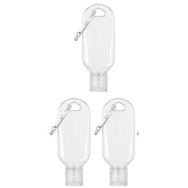 3Pcs Portable Hot Sauce Keychain Bottles - Mini Ketchup Containers for On-The-Go - 2oz/50ml Bottles, Refillable Travel Size Hot Sauce Keychain,Sauces, Gravies and Marinades,Hot Sauce,Pantry Staples