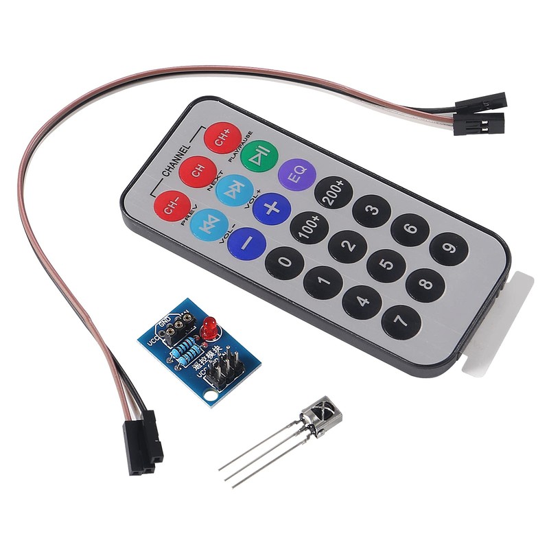ACEIRMC 4Sets HX1838 NEC Infrared IR Remote Control Sensor Module
