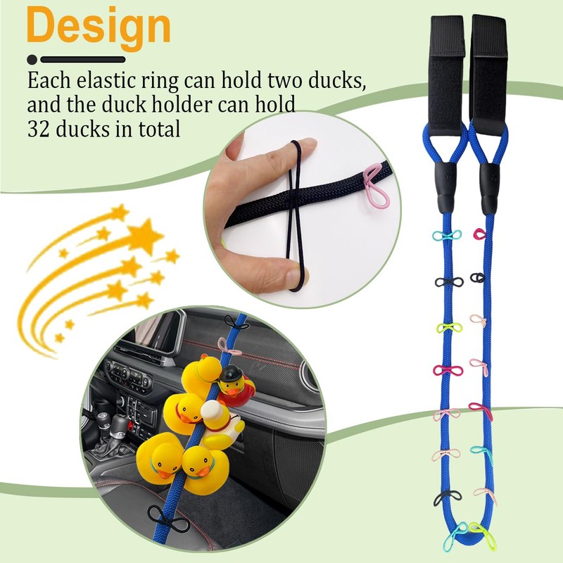 Paracord Duck Holder for Jeep Wrangler YJ TJ JK JL