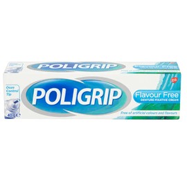  Poligrip Denture Fixative Cream Flavour Free (40g) - Pack of 6 by Poligrip