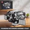 Mould King W12 Engine Toys Building Block, Model Engine Kit