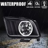 PIT66 LED Headlights, Compatible with 2005-2009 Ford Mustang Headlamp Assembly