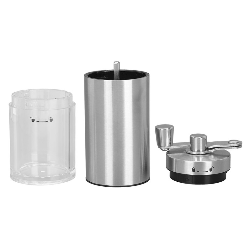 Hand Crank Coffee Grinder Multifunctional Stainless Steel and Ceramic Manual
