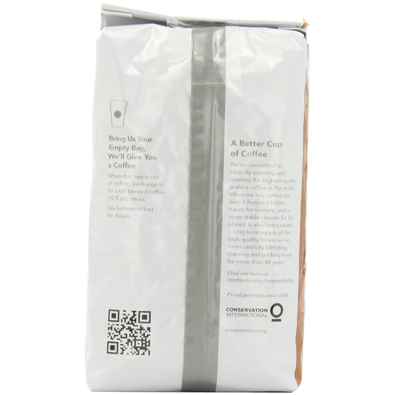 Starbucks House Blend Whole Bean Coffee, 12 Ounce (Pack of