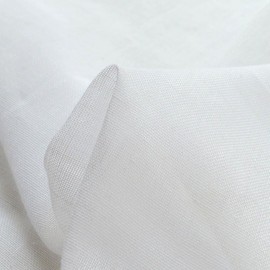 TFG Natural Muslin Fabric 100% Cotton Cheesecloth by The Metre Length for Quilting Cooking Baking Decoration Bridal Embroidery Crafts 100cm Wide (White, 1 Metre)