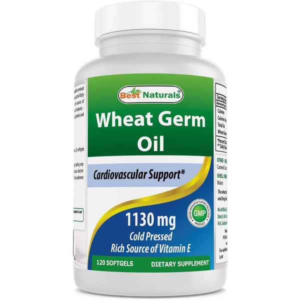 Best Naturals Wheat Germ Oil 1130 mg 120 Softgels