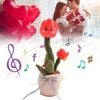 Electronic Dancing Singing Plush Toy Talking Repeating Multifunction Tulip Flower