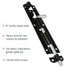 Tower Bolt Heavy Duty Straight Black Lock Slide Gate Door