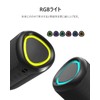 Cooboom Bluetooth Speaker, IPX7 Waterproof, Portable Speaker with LED Light,