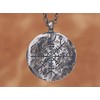925 Sterling Silver Two Sided Vegvisir/Aegishjalmur - Viking Jewelry Compass