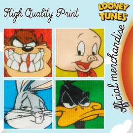 LOONEY TUNES Space Jam Mens Slipper Socks, Warm Non Slip Socks, Gifts For Men