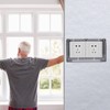 Housoutil Flip Weatherproof Cover Outlet Cover, Wall Switch Socket Face