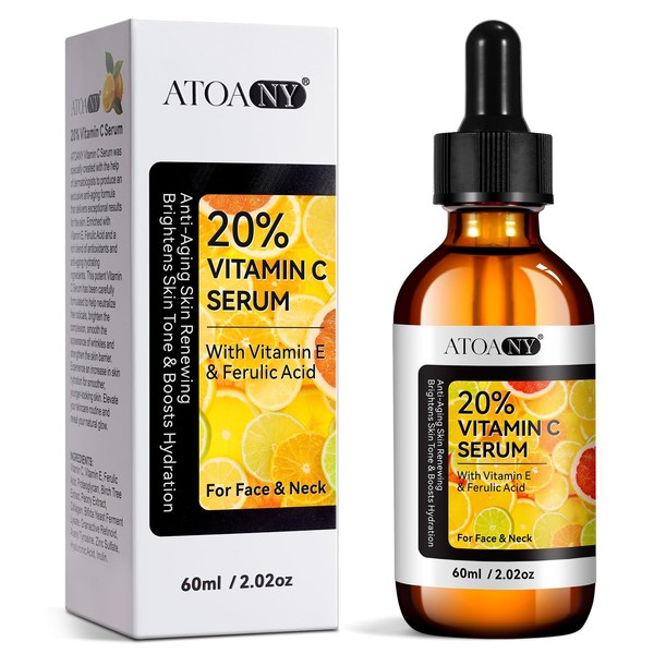 60 ml Vitamin C Serum with Hyaluronic Acid for Face