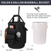 XINTREY Tactical Baseball Bucket Cover Organizer for 6 Gallon Buckets