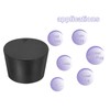 sourcing map Rubber Tapered Plugs 30mm to 37mm Solid Test