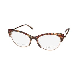 Marius Morel 1880 60098m Eyeglass Frame/Glasses Cateye Look Handmade In France [52-19-145, rose gold/brown]