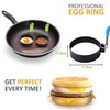 4 Pcs Egg Rings, Stainless Steel Egg Ring with Anti-Scald