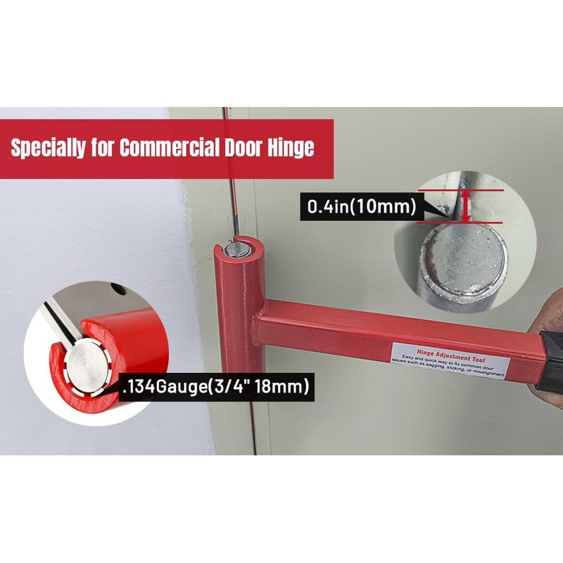Hinge Adjustment Tool, Hinge Bender Wrench for .134 Gauge 18mm