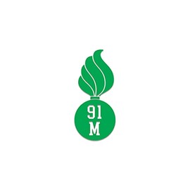 3-Pack Inkfidel 91M Bradley Fighting Vehicle System Maintainer Bomb Insignia Vinyl Decal (Green)