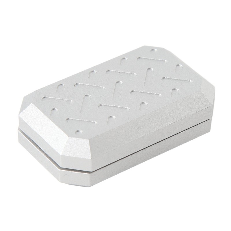 Push Slider Card Toy Textured Pattern Anxiety Relief Aluminum Alloy