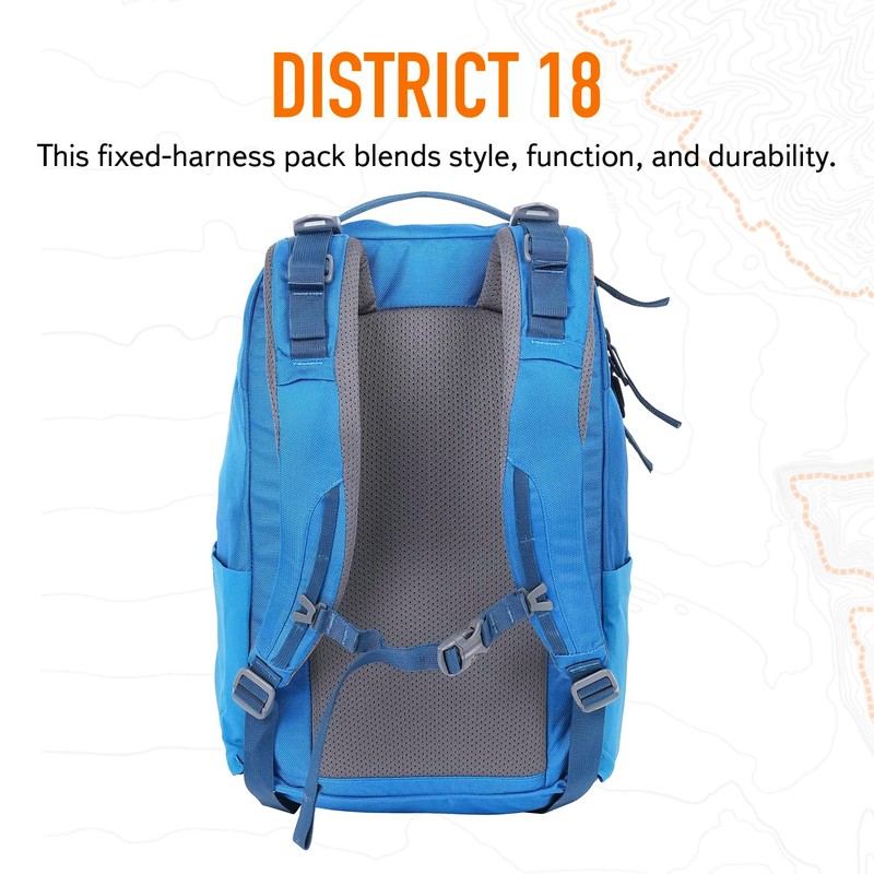 Mystery Ranch District 18 Backpack – Fixed-Harness Bag with Padded