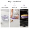 cobee 4 Pcs Bake Even Strips, Thick Cotton Super Absorbent