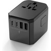 Travel Adapter Worldwide with 4 Ports