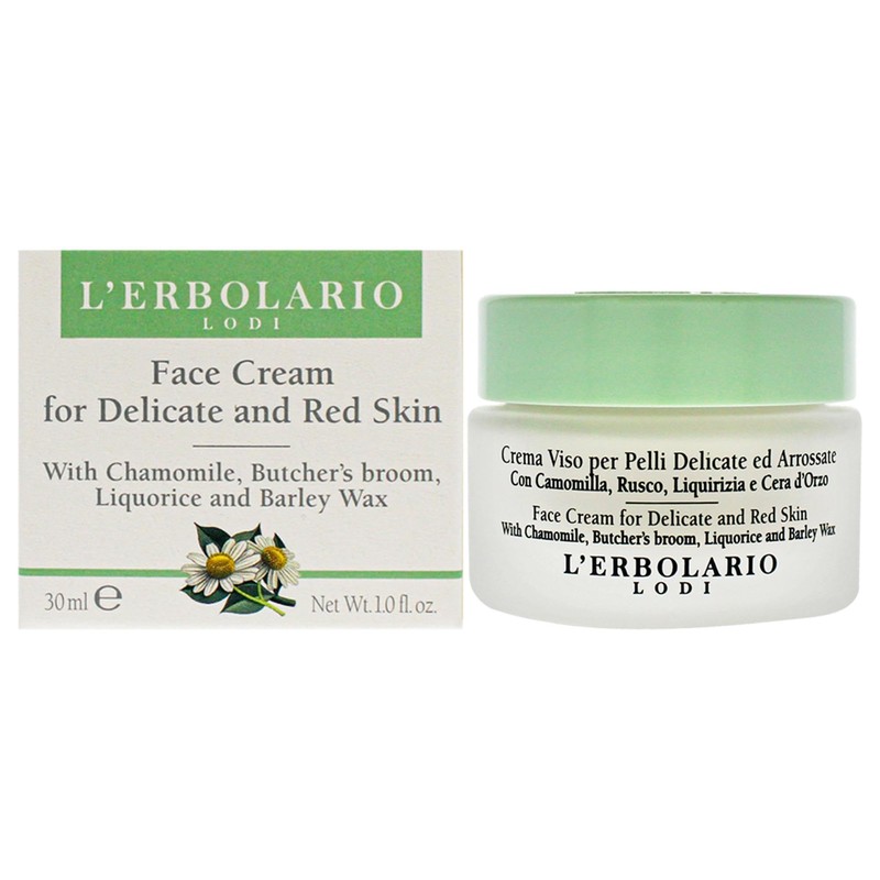 Face Cream for Delicate and Red Skin by LErbolario for