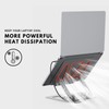 QFI-Cyber Universal 360° Portable Laptop Docking Station, Adjustable Height w/Detachable