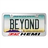 iPick Image for - 392 HEMI Mirror Chrome Metal License