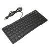 Mini Keyboard Mini Ultra Thin 78 Keys USB Wired Keyboard