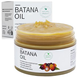 Batana Oil for Hair Growth Dr. Sebi, 100% Batana Oil from Honduras, Pure Natural Organic Batana Oil as Hair Mask, Reduces Hair Loss Repairs Damaged Hair and Hair Scalp(120g)