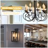 Qualilux Dusk to Dawn Candelabra LED Bulbs CA11, Vintage Full