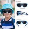 FEISEDY Kids Sunglasses Polarized Sports Sunglasses for Boys Girls Youth