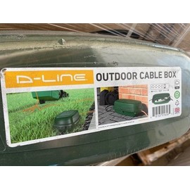 D-Line Outdoor Weatherproof Electrical Cable Box, IP54 Rated for Safe Green