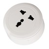 13A Power Track Socket Multifunctional White Round Surface Mounted Movable