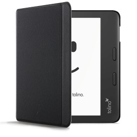 Forefront Cases Case for Tolino Vision 6 - Black - Thin & Lightweight, Smart Car Sleep/Wake Protective Case, Bag for Tolino Vision 6 (2021)