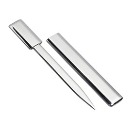 Schmalz® Erme Letter Opener with Engraving Made of Metal, Includes Engraving Rectangular Silver Shiny (with Engraving)