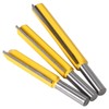 ExcInter 3 Pcs/Set 8mm Shank Long Straight Cutter Bit 8