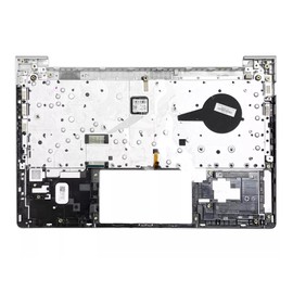 Wzqrps New Replacement for HP Probook 440 G10 445 G10 Laptop Upper Case Palmrest Backlit Keyboard Assembly Part N42405-001 N42406-001 Silver (Probook 440 445 G10 Backlit Keyboard)