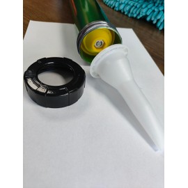 Sausage caulking gun Aluminum Front Cap, Durable Sausage Caulking Gun Aluminum Front Cover (Black-2Pack)